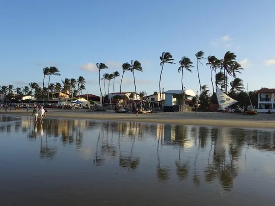 Praia de Guajiru a 80 m da casa
