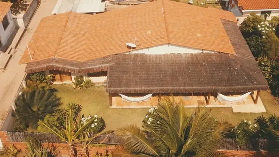 Vista aérea da casa e do jardim, Os Navegantes B